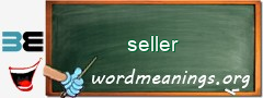 WordMeaning blackboard for seller